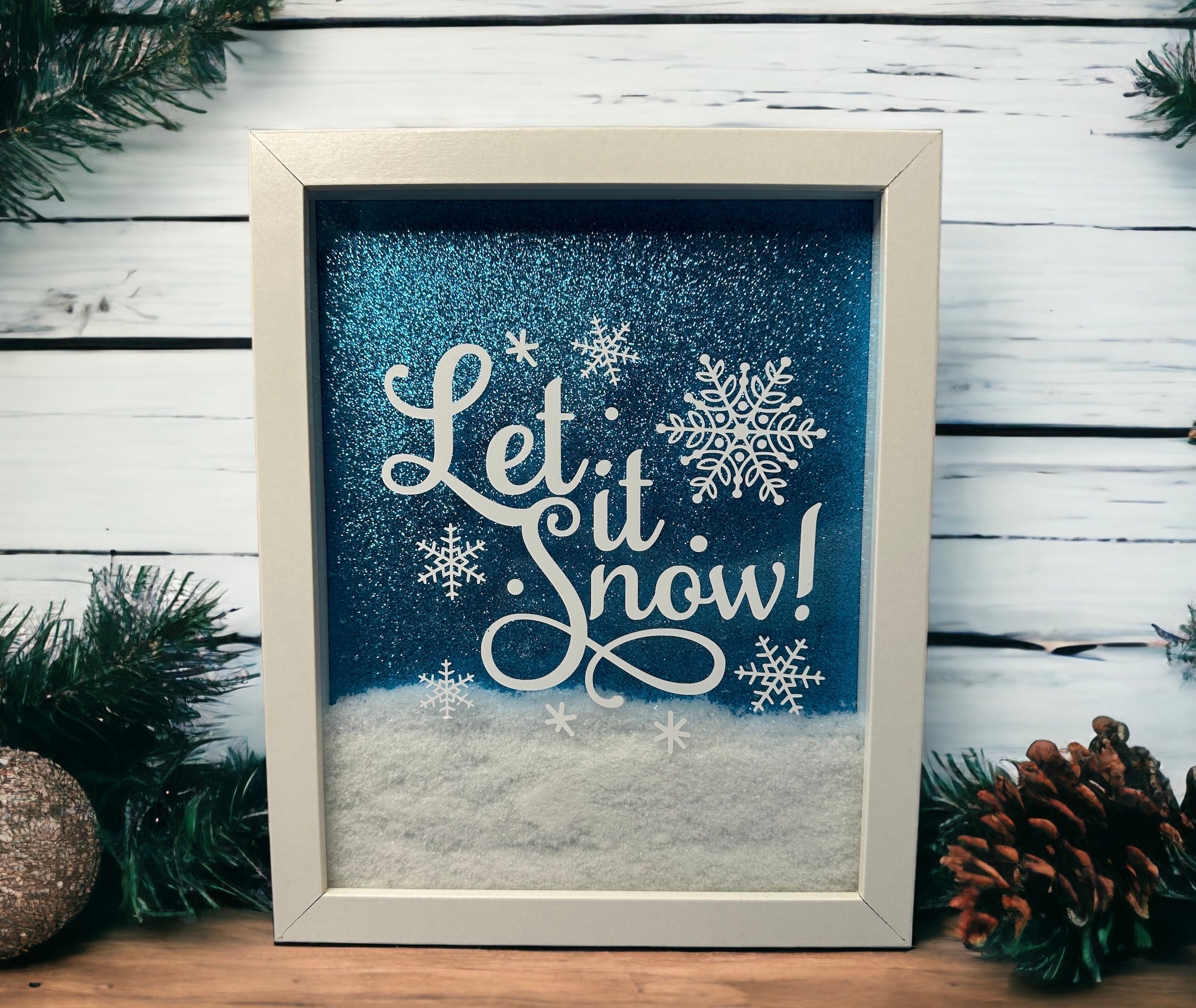 Let it Snow Instant Snow Powder Slime - Premium Artificial Fake Snow Slime  Supplies - Made in The USA Non-Toxic Safe - Instant Snow Cloud Slime Snow  Decorations - Mix Makes 5 Gallons