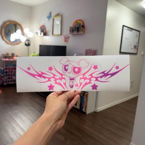 Bubbly Girly Tramp Stamp Decal | Cute Tramp Stamp | Cute Car Decal | Cute Car Sticker | Powerful Girls | Cute Car Vinyl Decal | Kawaii