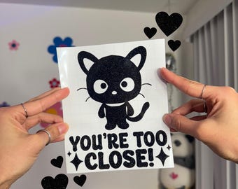 Calico Cat Sticker, Cat Breed Waterproof Sticker, Orange Black And
