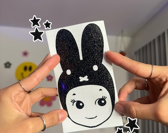 Sonny Angel Miffyy Bunny Cutie Decal | Cute Car Stickers | Cute Car Decals | Car Stickers | Cute Tumbler Stickers | Mifffy Car Sticker Decal