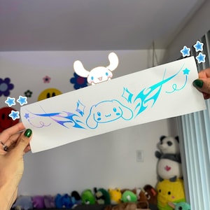 Cinna Tramp Stamp Decal | Cute Car Tramp Stamp | Cute Car Decal | Cute Car Sticker | Opal Vinyl Decal | Cute Car Vinyl Decal | Kawaii