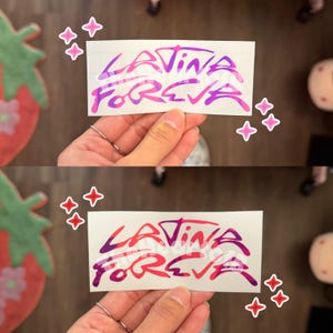 Latina Foreva Tropicoqueta Decal | Karol G Car Decal | Karol G Ivonny | Tropicoqueta Car Decal | Latina Foreva Car Decal | Cute Car Decals