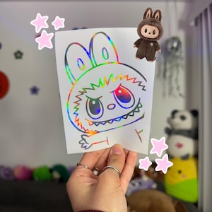 Monster Cutie Peeker Aufkleber | Monster Aufkleber | Niedliches Auto-Aufkleber | Süßer Autoaufkleber | Girly Kawaii Aufkleber | Niedliches Auto-Dekor | Kawaii Aufkleber
