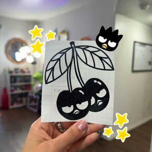Penguin Cherry Cuties Decal | Penguin Decal | Cute Car Decal | Cute Car Sticker | Car Vinyl Decal | Cute Car Vinyl Decal | Kawaii