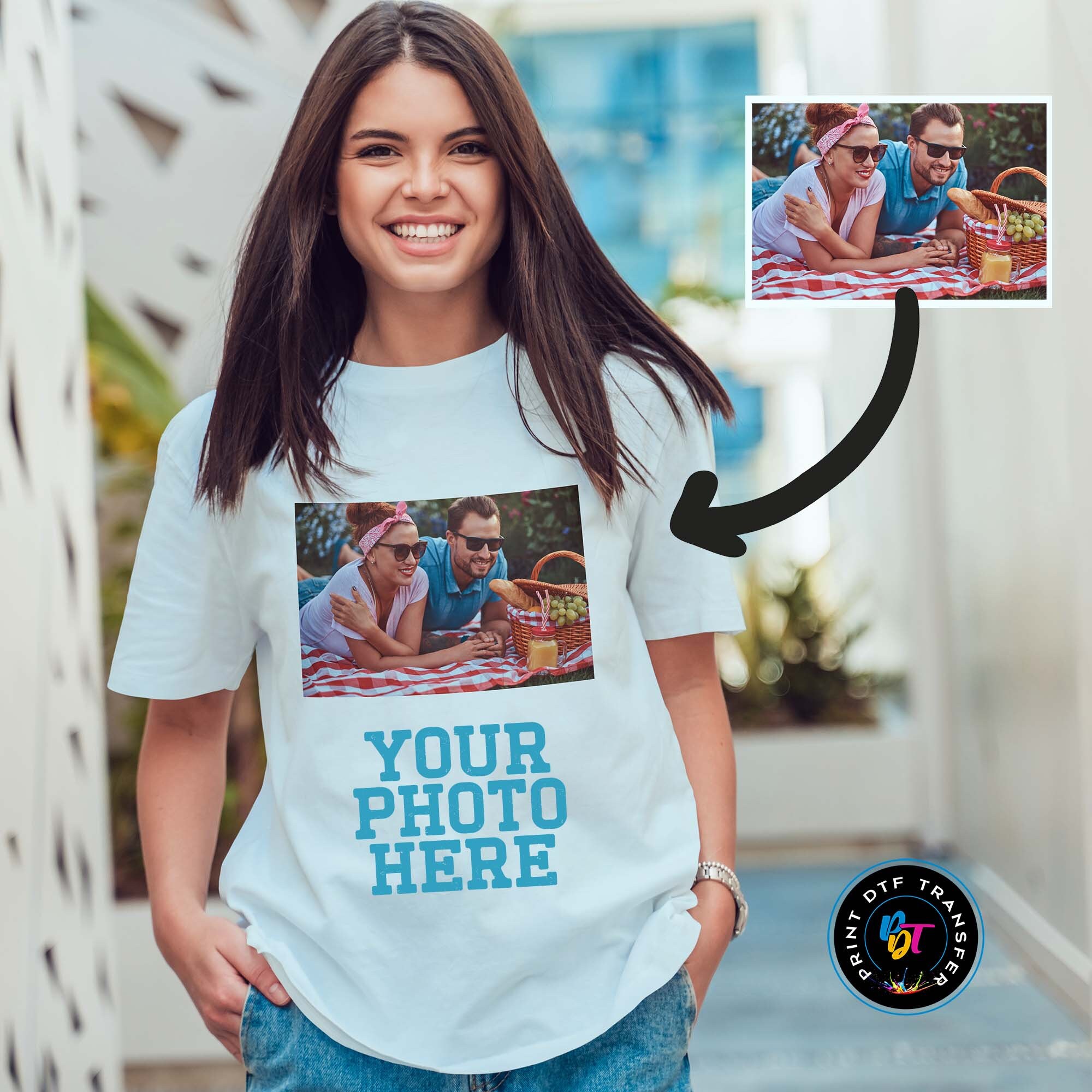 Custom Photo Iron on Transfer Custom Direct to Film DTF Etsy UK