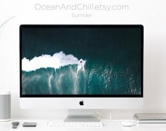 Sunrider Desktop Wallpaper | Ocean Wallpaper | Laptop Wallpaper | Desktop Background