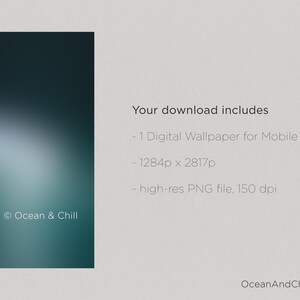 Ocean Gradient Phone Wallpaper | Sunrider | Ocean Wallpaper | Gradient iPhone Wallpaper image 3