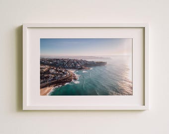 Sydney Beaches Aerial Print | Coastal Wall Art | Ocean Photography | Australia Aerial Landscape | Drone Coastal Print