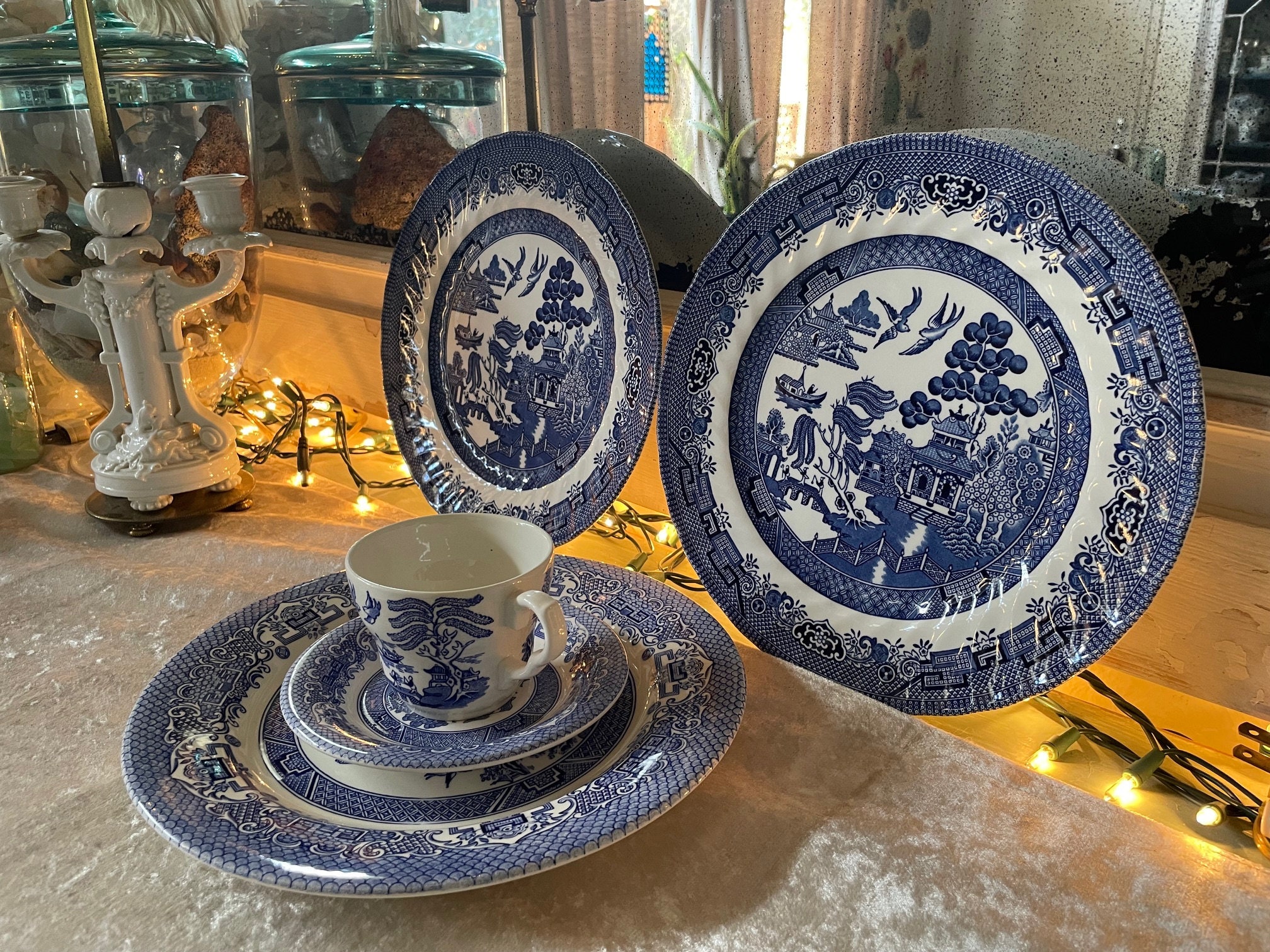 Royal Stafford Plate Blue - Etsy