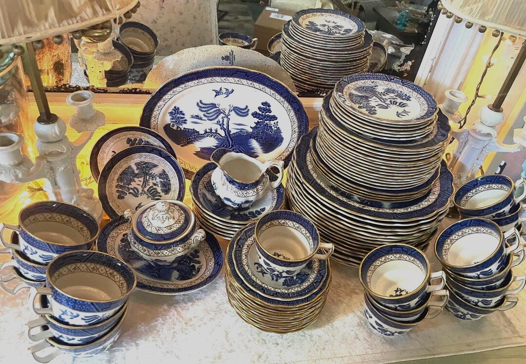 【美品】ロイヤルドルトン★BOOTHS Real Old Willow★大皿 a6b3601dbee54e067ac4429b14cc05