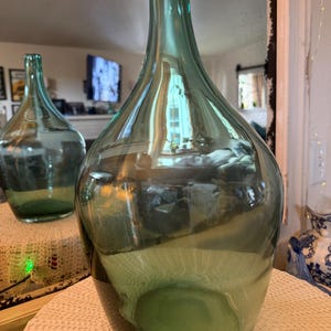 Blue Glass Demijohn - Etsy