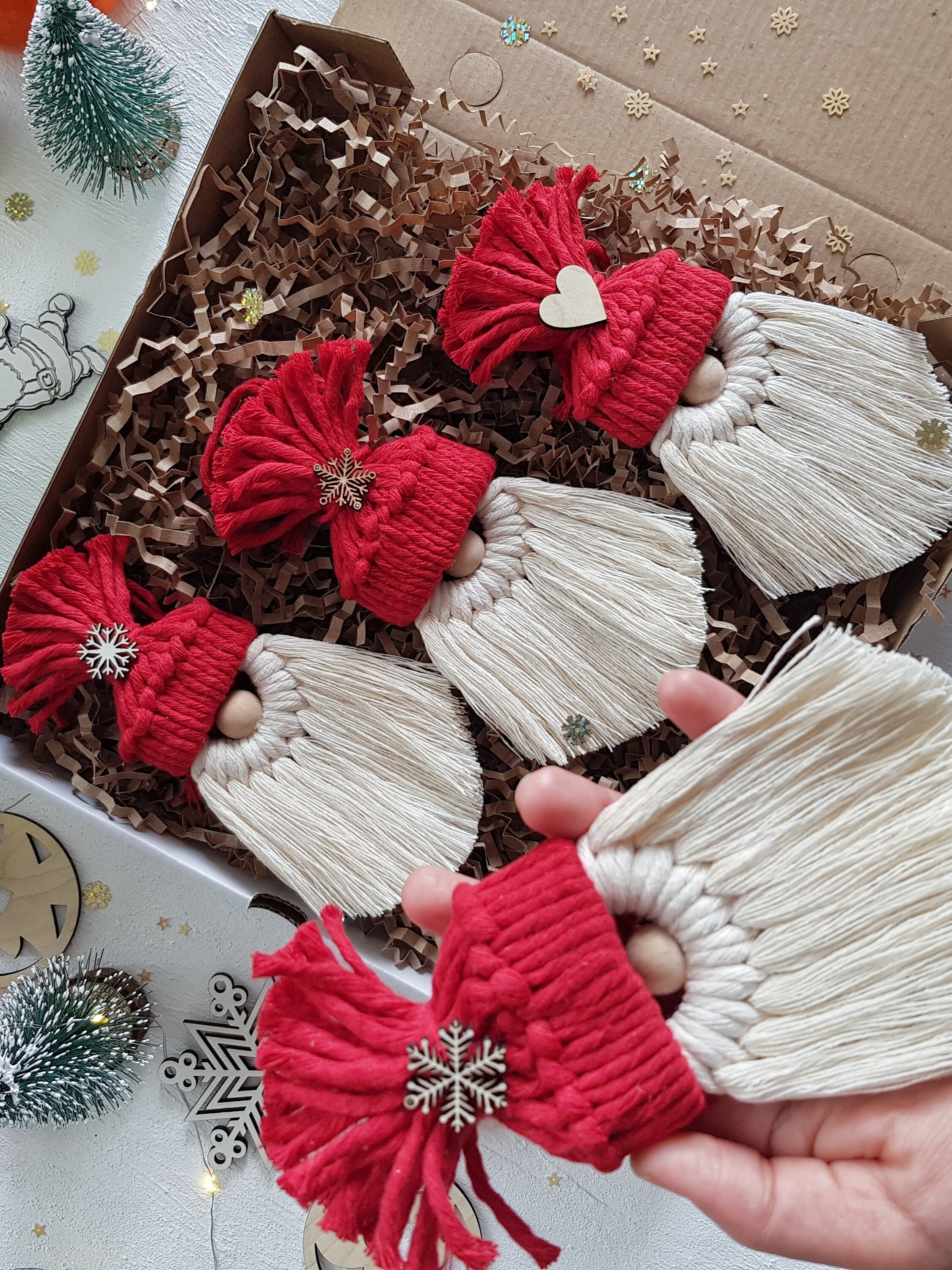 Magical Macrame Gnomes for a Cozy Christmas Decor - Etsy