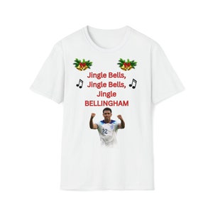 Hombre Camiseta Jude Bellingham #5 Blanco 1ª Equipación 2023/24 La Camisa  Argentina
