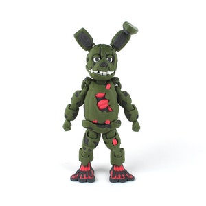 Five Nights at Freddys Springtrap Figure and Base. 