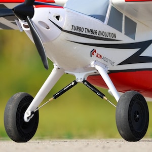 Turbo Timber Evolution Landing Gear Upgrade: Oil Dampened Shocks, RC Plane Parts