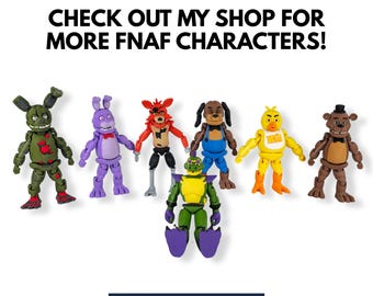 フォクシー - FNAF - フルカラー可動アクションフィギュア、ファイブ