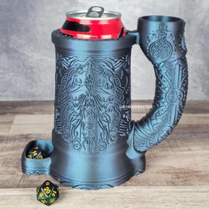 titanium dice tower mug