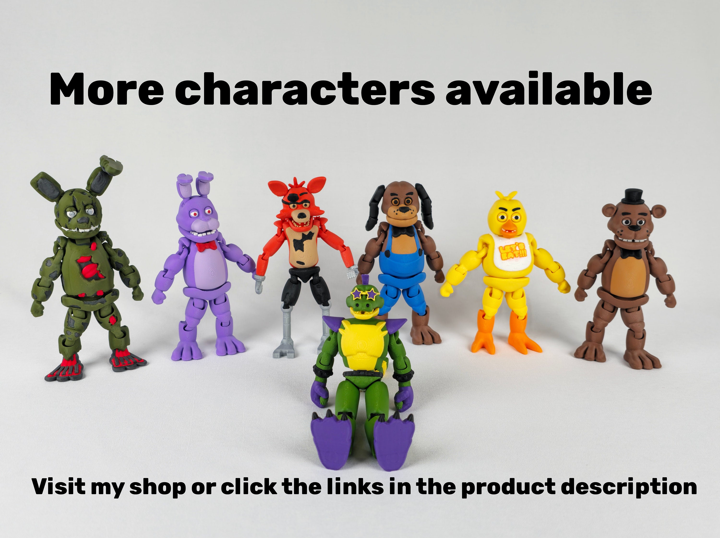 ボニー - FNAF - フルカラー関節式アクションフィギュア感覚玩具 ボニー - FNAF - フルカラー関節式アクションフィギュア感覚玩具