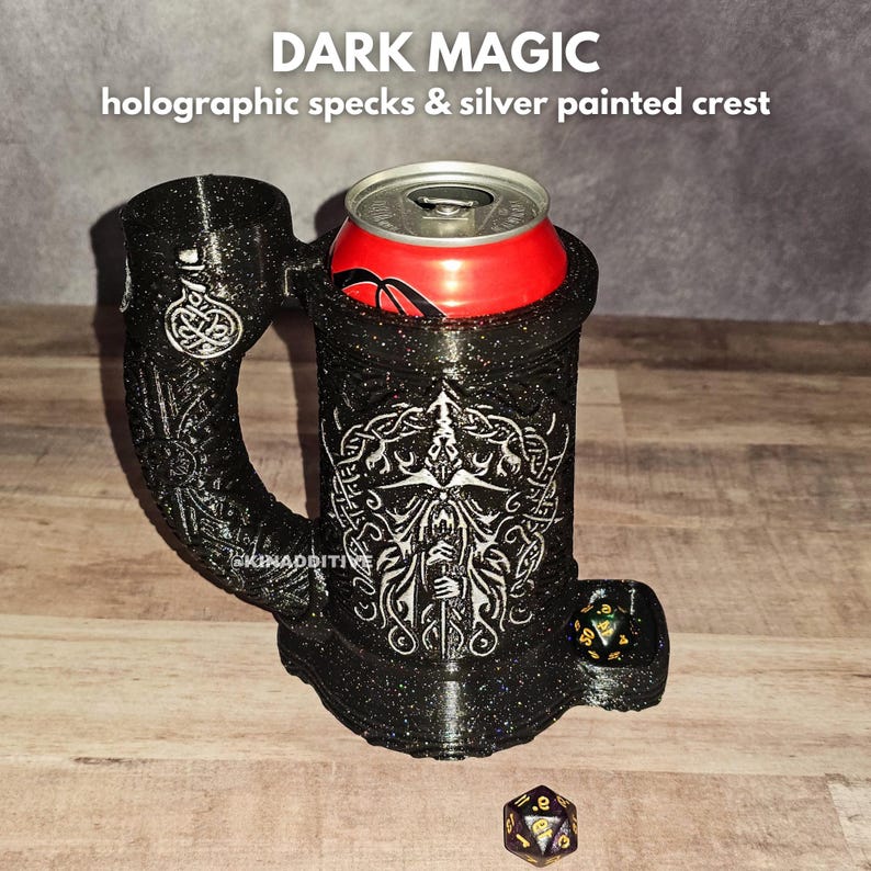Wizard Dice Tower Mug: Tabletop RPG Accessory Dark Magic