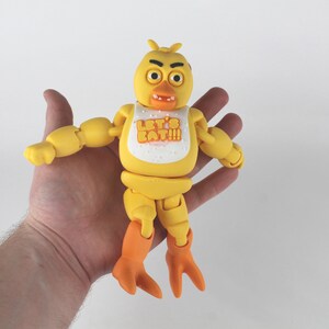 Chica - FNAF - Full Color Articulating Action Figure Sensory Toy, Five