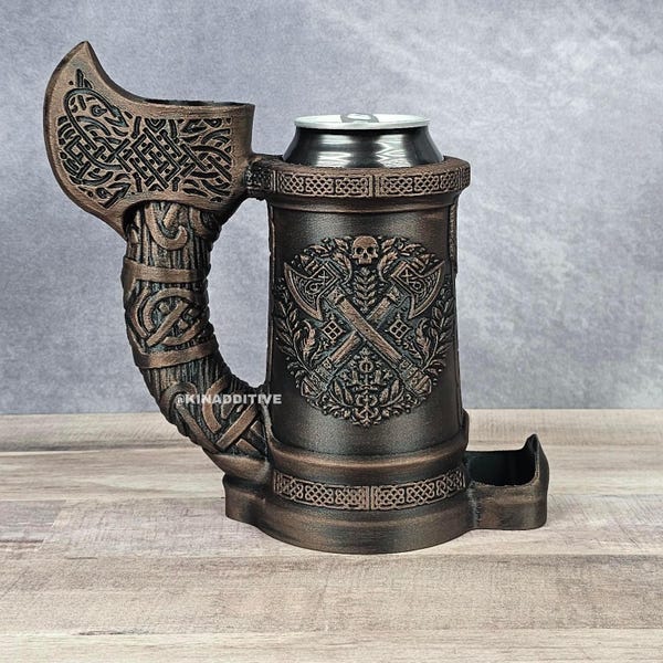 Woodsman Dice Tower Mug Cozy - RPG Board Game Accessory