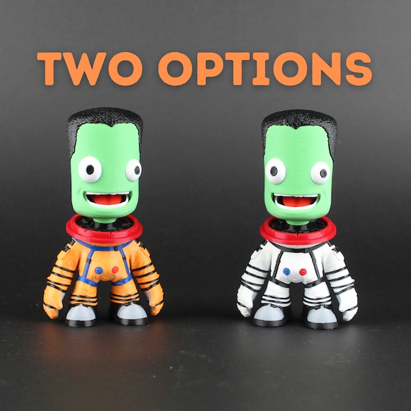 Kerbal Space Program - Jebediah Kerman - Full Color KSP Astronaut Space Suit - No Space Helmet, KSP2, High Quality 3D Printed & Designed