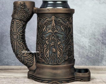 Wizard Dice Tower Mug Can Holder: Tabletop RPG Accessory