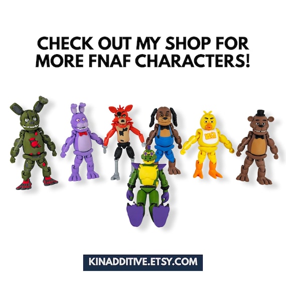 チカ - FNAF - フルカラー可動アクションフィギュア、ファイブナイツ