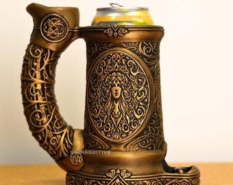 Goddess Dice Tower Mug Can Holder: Tabletop RPG Accessory