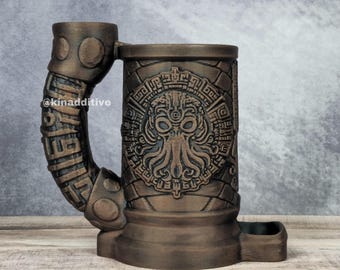 Cthulhu Dice Tower Mug Can Holder: Tabletop RPG Accessory