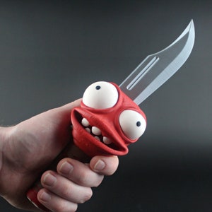 Knifey - High on Life - Figura multicolor impresa en 3D