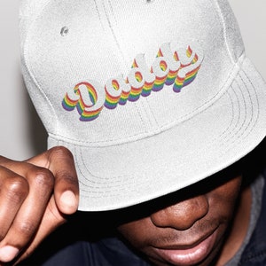 Daddy, Baseball Cap, 100 % Baumwolle, super atmungsaktiv, Geschenk für LGBTQ, Pride Month, Daddy&#39;s Boy, Geschenk für Männer