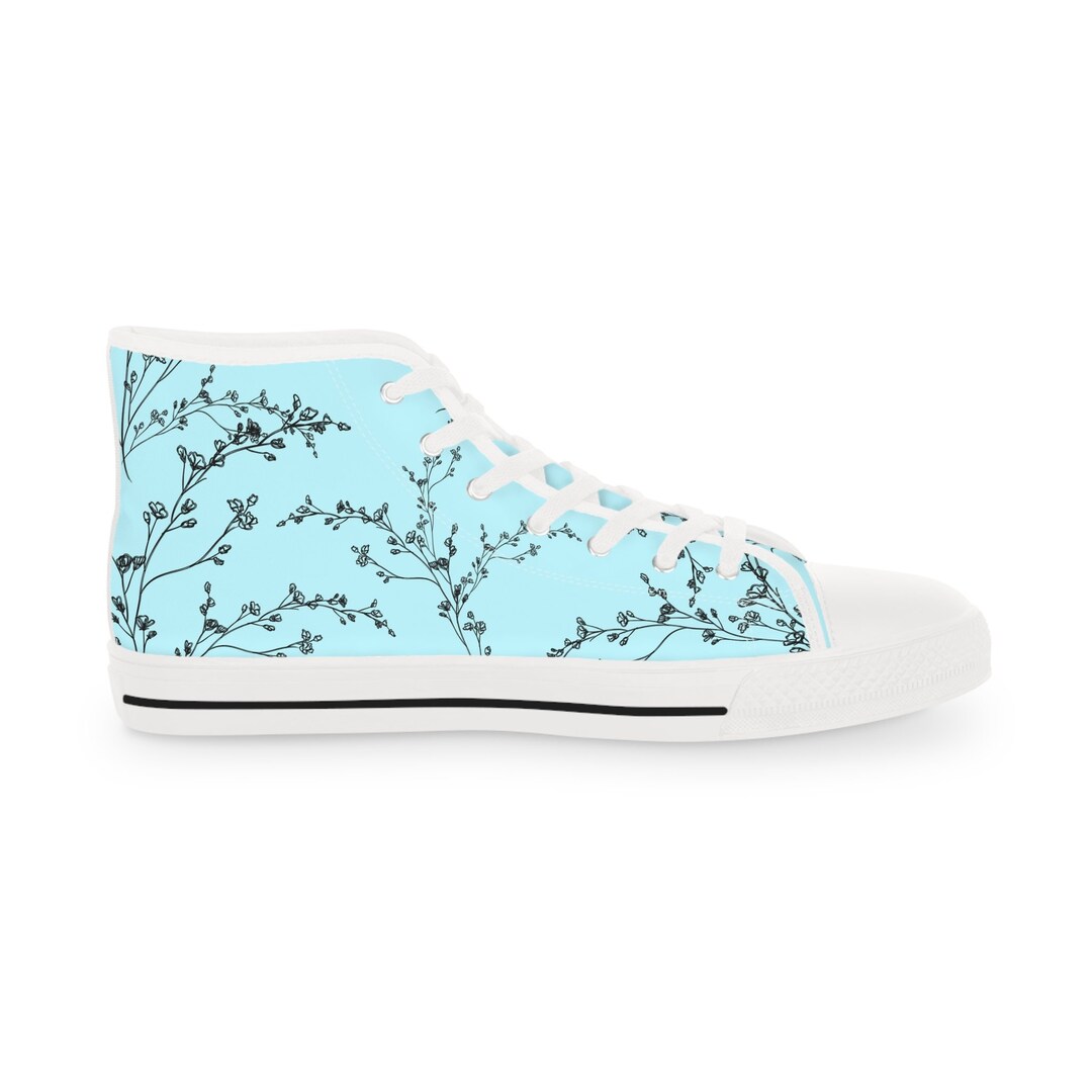 Gold Rose Floral Men's Low Top Shoes