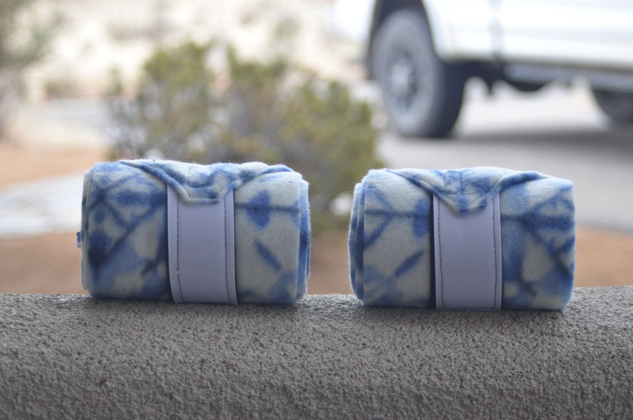 Blue and White Polo Wraps set of 2 Etsy