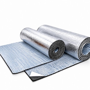 Self-Adhesive Foam Insulation Roll – 100cm Wide, 9mm Soundproofing for Cars, Boats, Studios