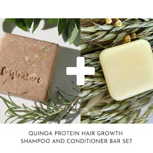 Rosemary Shampoo and Conditioner Bar Quinoa Shampoo for Hair Growth Rosemary Shampoo Bar for Hair Loss Shampoo BetterThan Rice Water Shampoo