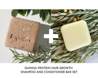 Rosemary Shampoo and Conditioner Bar Quinoa Shampoo for Hair Growth Rosemary Shampoo Bar for Hair Loss Shampoo BetterThan Rice Water Shampoo