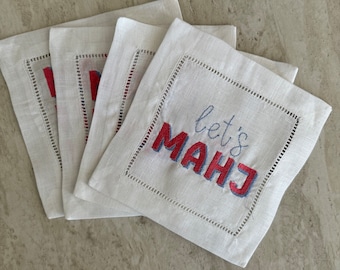 Mahjong Cocktail Napkins