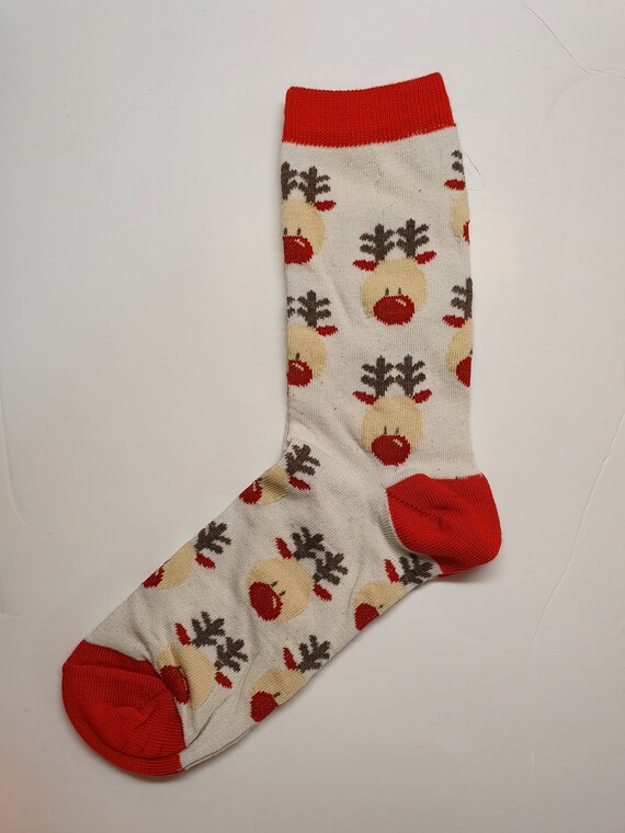 おもしろソックス 2足セット クリスマス トナカイデザイン ギフト