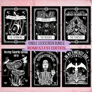 Romantasy Smut Kindle Lock Screen Bundle ePUB, Kindle Screensaver, Smut Lover, Kindle Wallpaper, Book Lover, Kindle Paperwhite, Dark Romance