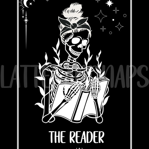 The Reader Tarot Kindle Lock Screen, Kindle Screen Saver, Book lovers, Kindle Wallpaper for Book Lovers, Kindle Paperwhite Accessories, Book