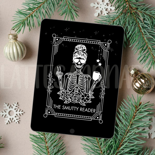 The Smutty Reader Tarot Kindle Lock Screen, Kindle Screen Saver, Book lover, Kindle Wallpaper for Book Lovers, Kindle Paperwhite Accessories