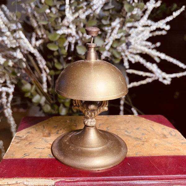 Ye Old Hotel Bell in Solid Brass
