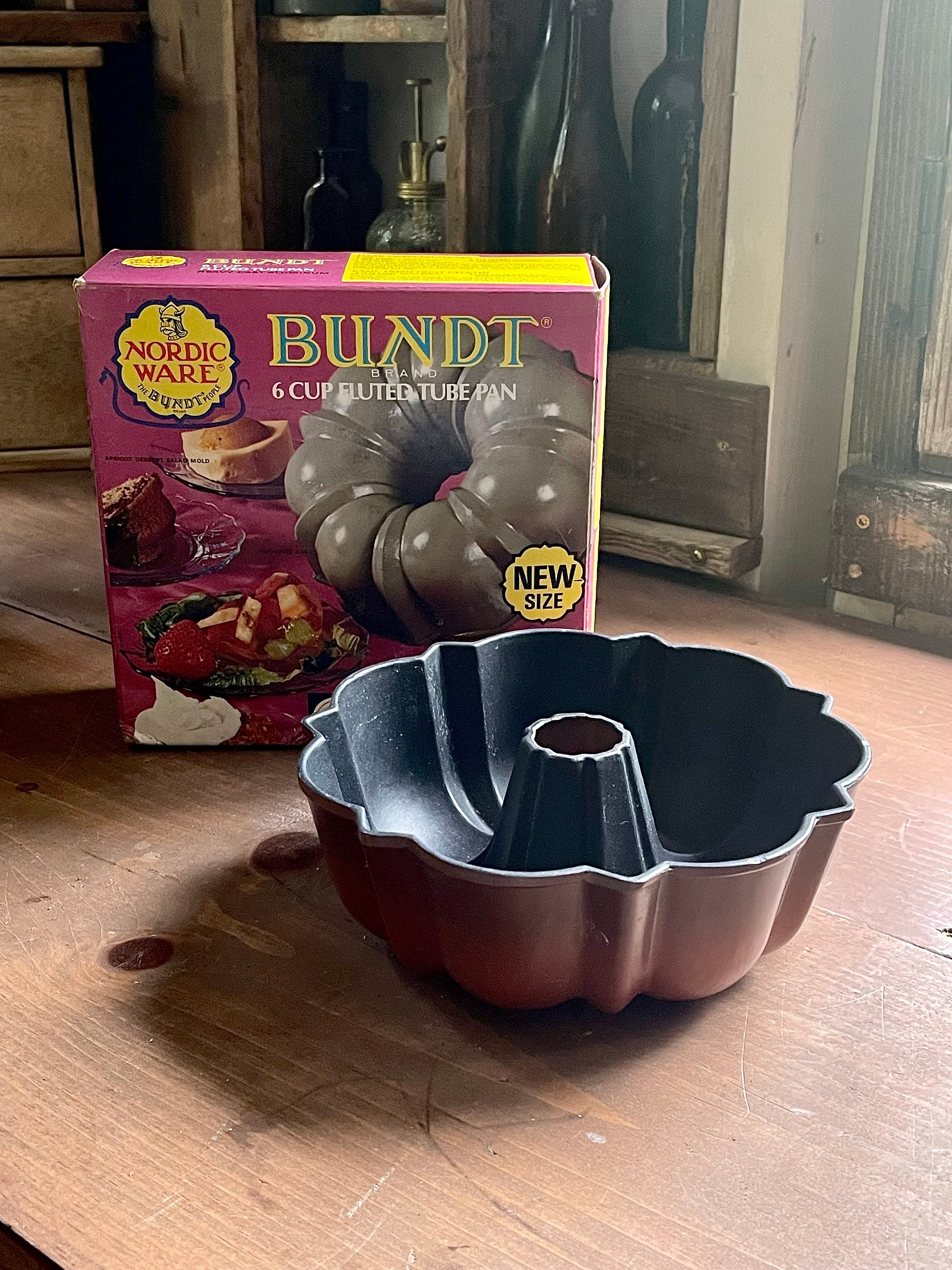 Nordic Ware Bundt Pan in Silver or Gold, 12-Cup & 6-Cup Sizes on