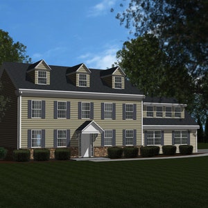 Floor Plan Colonial 5 Bedroom 2.5 Bathroom