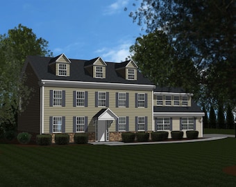 Floor Plan Colonial 5 Bedroom 2.5 Bathroom