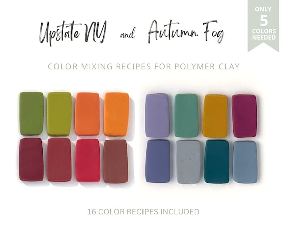 Polymer Clay Color Recipes, Sculpey Premo