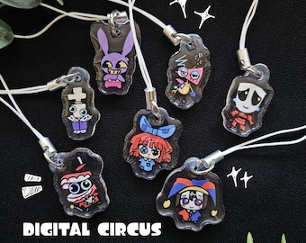 Amazing Digital Circus (mini) Phone Charms!!