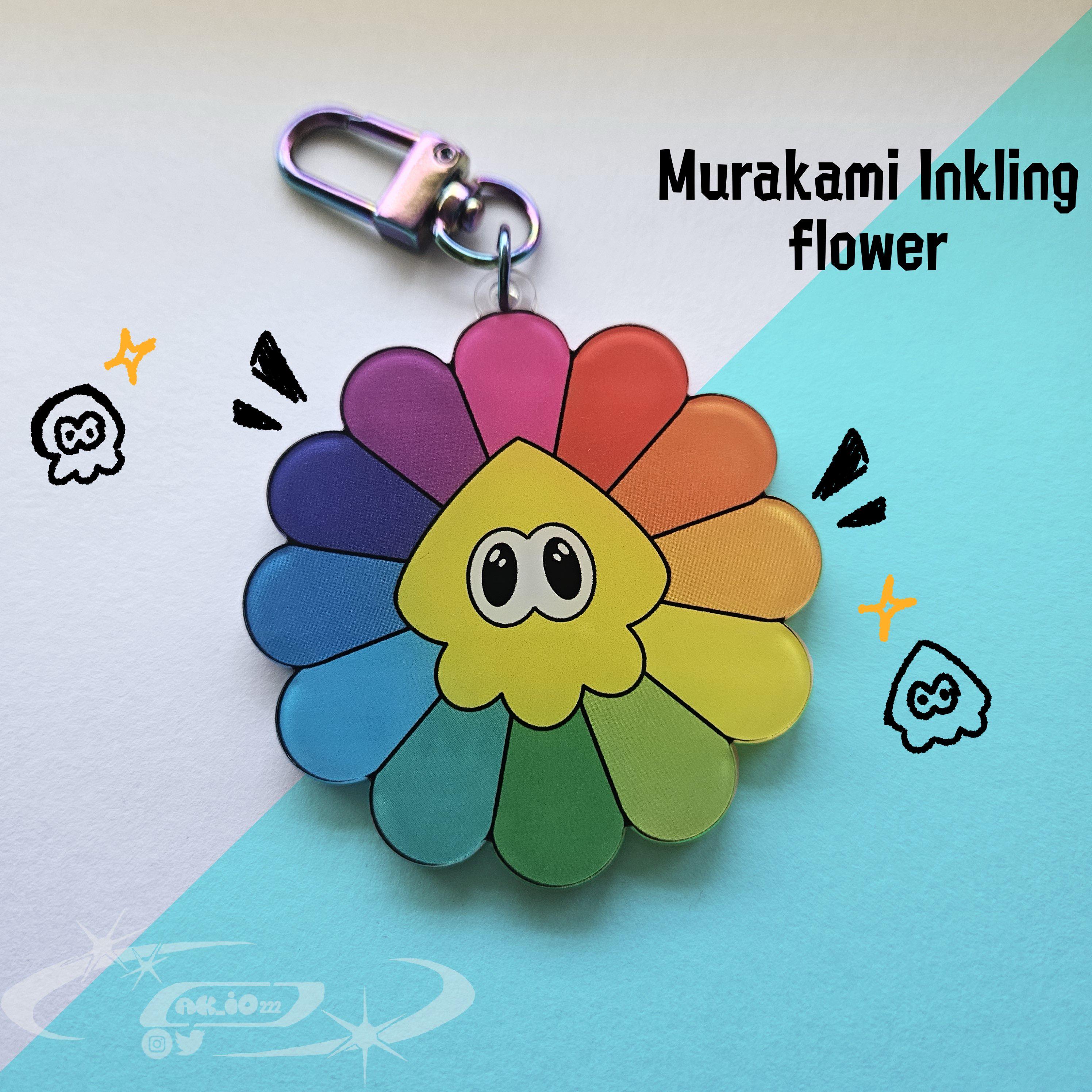 Rainbow Keychain Murakami - Etsy
