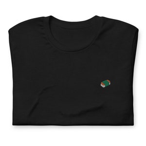 Musubi Embroidered Tee, Hawaii Snack Japanese Food